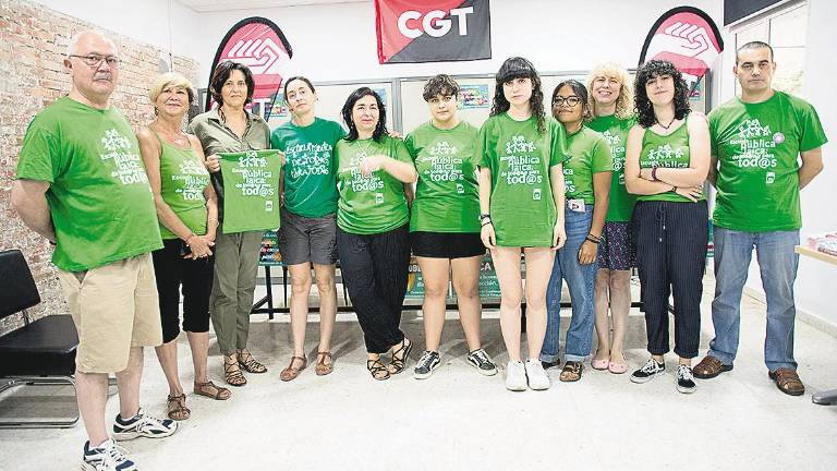 CGT denuncia la destrucción de la escuela pública CGT denuncia la destrucción de la escuela pública