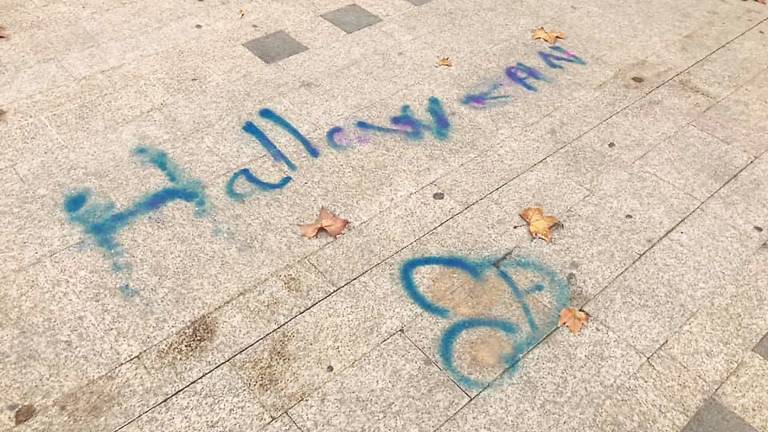 Indignación por los actos vandálicos en Halloween Indignación por los actos vandálicos en Halloween