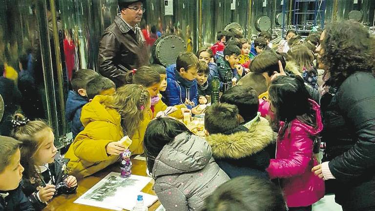 Escolares aprenden la cultura del aceite