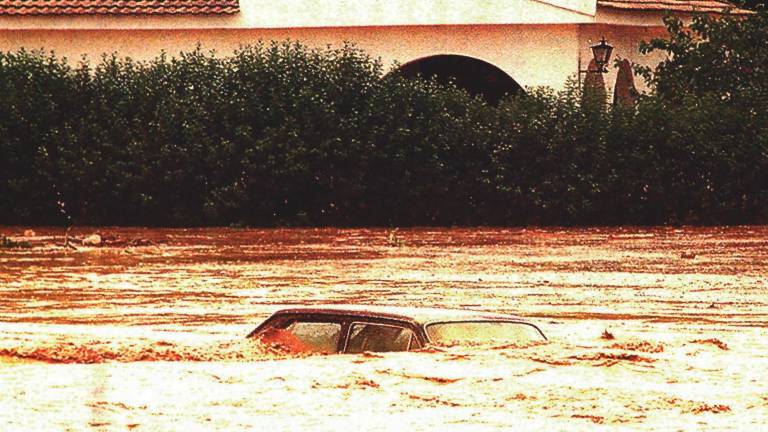 Una tormenta para olvidar en el Puente de la Sierra