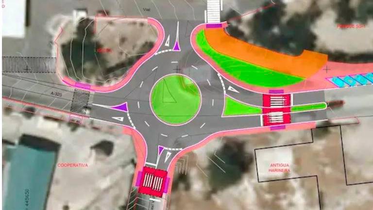 Mancha Real tendrá una glorieta para reducir los accidentes en la A-320 Mancha Real tendrá una glorieta para reducir los accidentes en la A-320