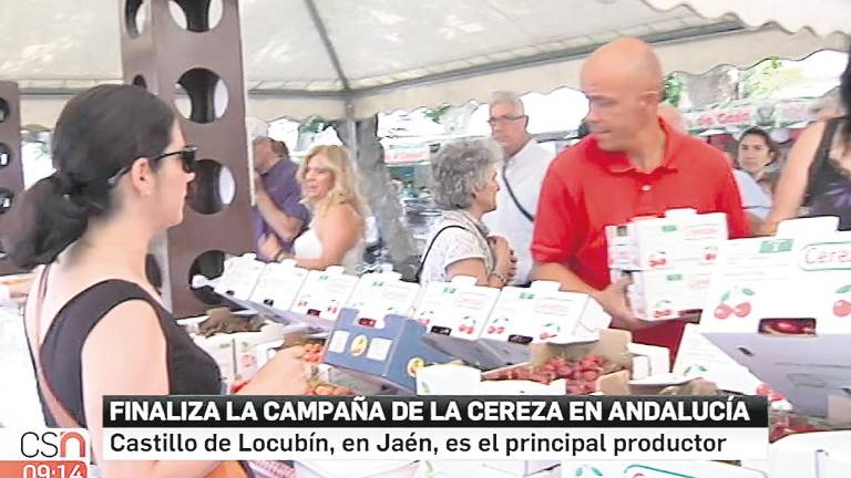 La cereza de Castillo de Locubín salta a Canal Sur