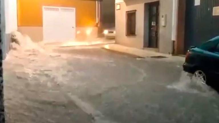 Lluvias torrenciales en Alcaudete Lluvias torrenciales en Alcaudete