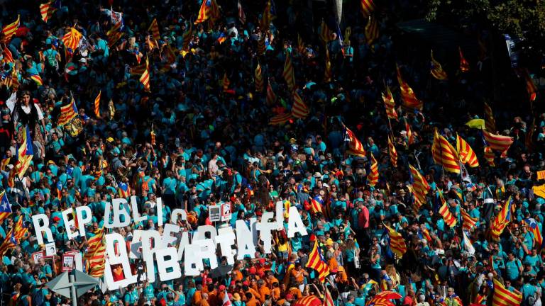 La Diada culmina con 600.000 asistentes La Diada culmina con 600.000 asistentes