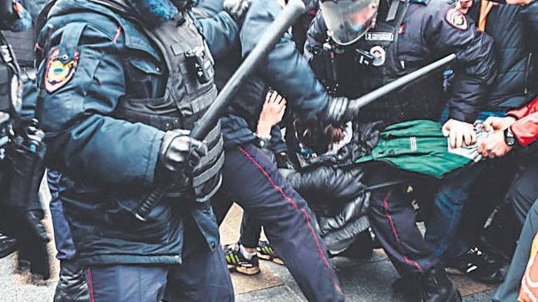 Más de 3.000 detenidos que piden la liberación de Navalni Más de 3.000 detenidos que piden la liberación de Navalni