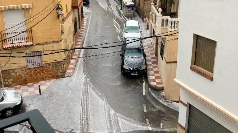 Así fue la imponente granizada que irrumpió en Pegalajar Así fue la imponente granizada que irrumpió en Pegalajar