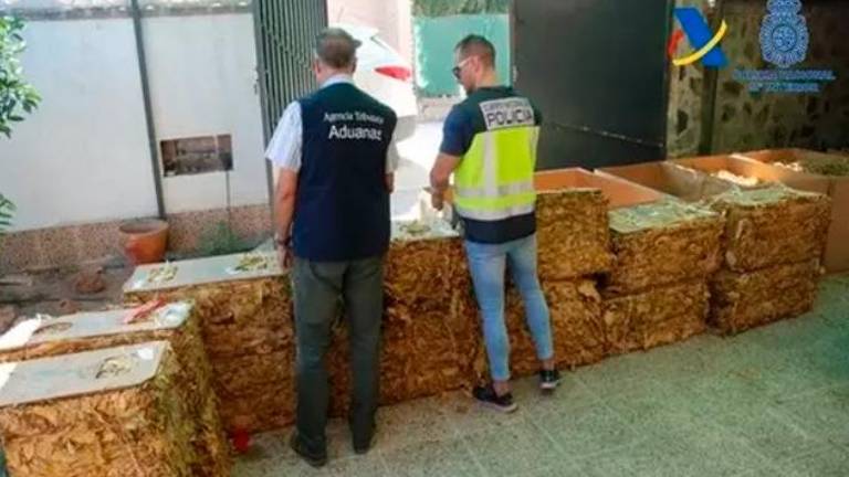 Tres toneladas de tabaco incautadas y 18 detenidos en una operación Tres toneladas de tabaco incautadas y 18 detenidos en una operación