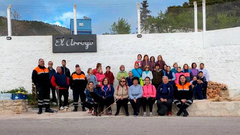 Ruta senderista con un rico desayuno