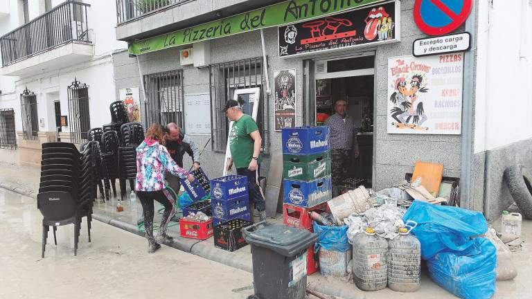 La Campiña, la comarca más damnificada por el temporal