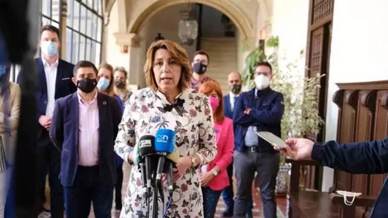 Susana Díaz cree que la bajada es un espejismo y exige a Moreno la puesta en marcha de planes de empleo Susana Díaz cree que la bajada es un espejismo y exige a Moreno la puesta en marcha de planes de empleo