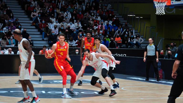 España vence con claridad a Georgia en el Olivo Arena (89-61) España vence con claridad a Georgia en el Olivo Arena (89-61)