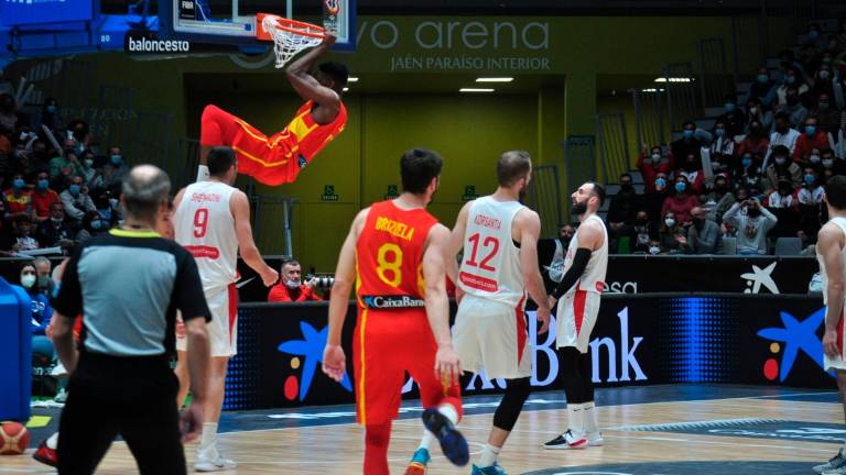 España vence con claridad a Georgia en el Olivo Arena (89-61) España vence con claridad a Georgia en el Olivo Arena (89-61)