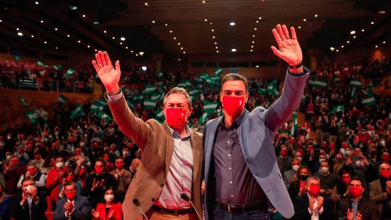Sánchez reivindica un gobierno socialista en Andalucía Sánchez reivindica un gobierno socialista en Andalucía