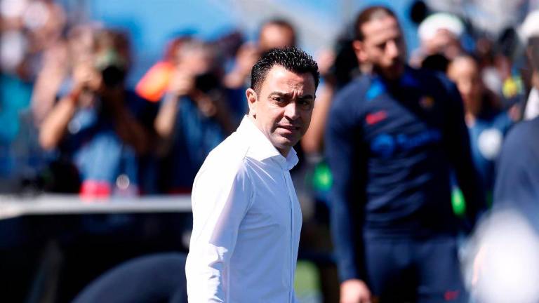 Xavi Hernández: Es un punto más en un campo difícil, el césped nos ha perjudicado Xavi Hernández: Es un punto más en un campo difícil, el césped nos ha perjudicado