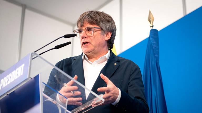 Piden investigar a Carles Puigdemont y Artur Mas por traición en la trama rusa del ‘procés’ Piden investigar a Carles Puigdemont y Artur Mas por traición en la trama rusa del ‘procés’