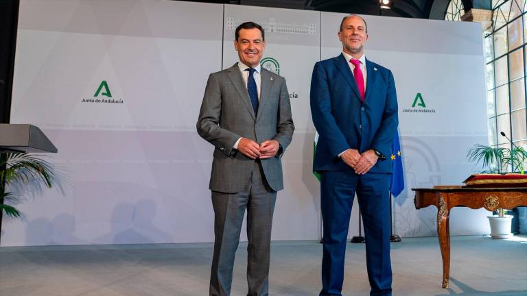 Nicolás Ruiz y Juanma Moreno en modo ‘cara a cara’ Nicolás Ruiz y Juanma Moreno en modo ‘cara a cara’