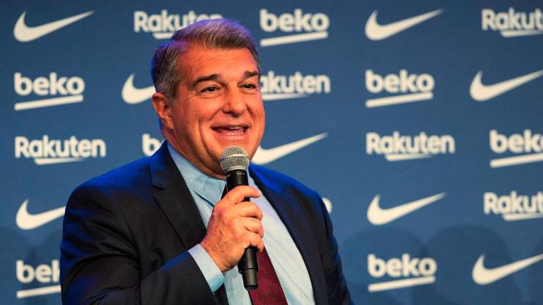Laporta: Dembélé es mejor que Mbappé y me gustaría que se quedase Laporta: Dembélé es mejor que Mbappé y me gustaría que se quedase