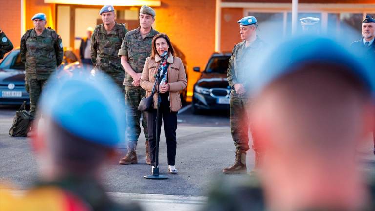 Robles despide al contingente militar con destino a la misión de la ONU en Líbano Robles despide al contingente militar con destino a la misión de la ONU en Líbano