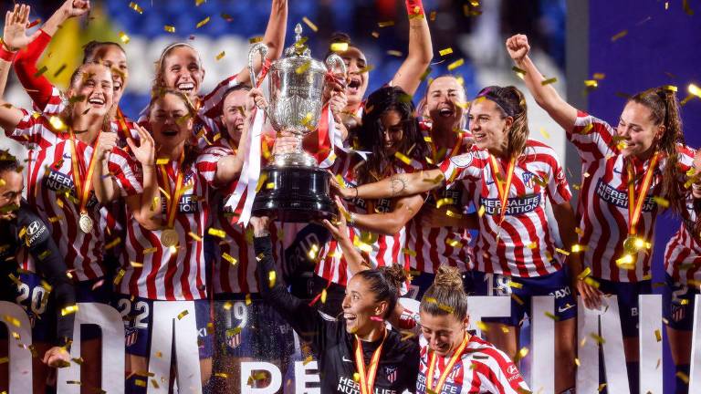 El Atlético tira de carácter y se lleva el premio de la Copa de la Reina El Atlético tira de carácter y se lleva el premio de la Copa de la Reina