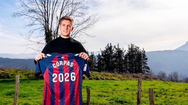 Corpas sella su renovación con la SD Eibar hasta 2026 con la meta de llegar a Primera División Corpas sella su renovación con la SD Eibar hasta 2026 con la meta de llegar a Primera División