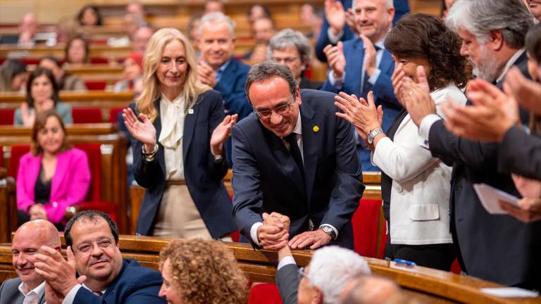 Josep Rull, elegido nuevo presidente del Parlament con el apoyo de Junts, ERC y CUP Josep Rull, elegido nuevo presidente del Parlament con el apoyo de Junts, ERC y CUP