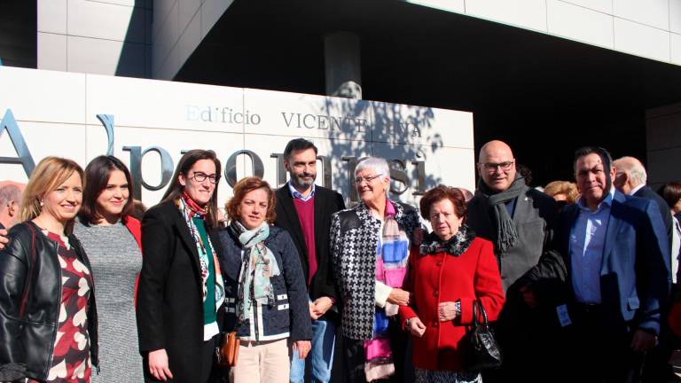 Aprompsi nombra su sede en Jaén en honor de Vicente Oya Aprompsi nombra su sede en Jaén en honor de Vicente Oya
