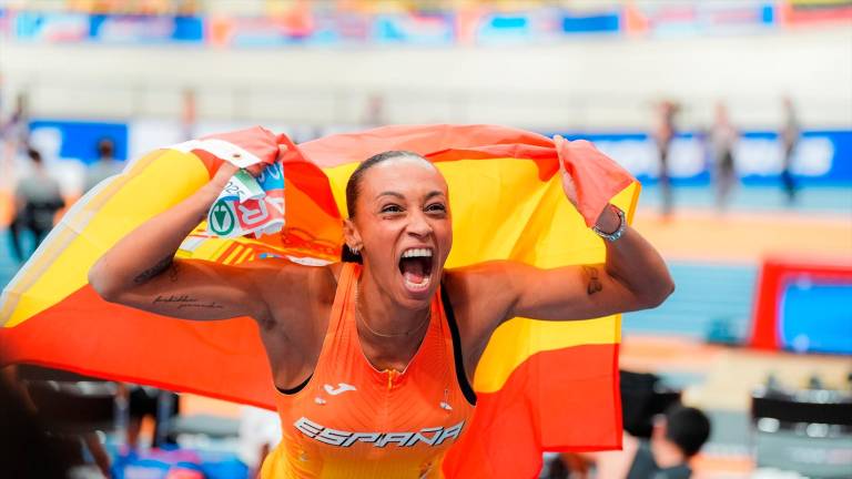 Peleteiro gana su segundo oro ‘indoor’ en el triple salto Peleteiro gana su segundo oro ‘indoor’ en el triple salto