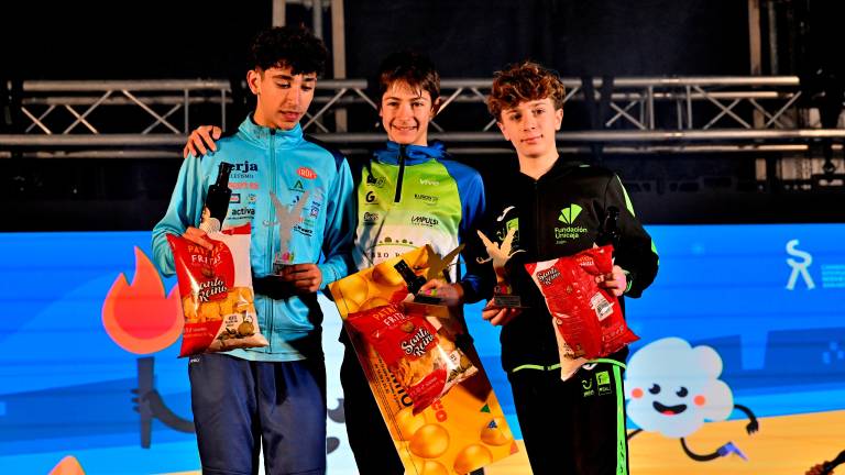 El podio de la San Antón con todos los ganadores El podio de la San Antón con todos los ganadores