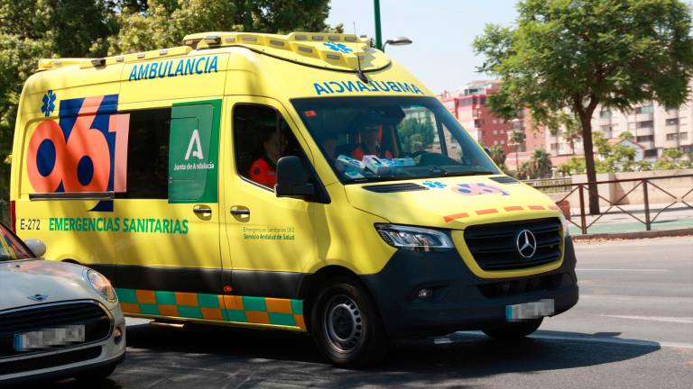 Dos motoristas heridos en un accidente en la Avenida de Madrid Dos motoristas heridos en un accidente en la Avenida de Madrid