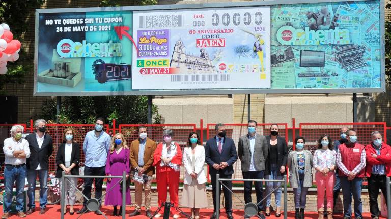 La ONCE, protagonista en el nuevo encuentro por el 80 aniversario de Diario JAÉN La ONCE, protagonista en el nuevo encuentro por el 80 aniversario de Diario JAÉN