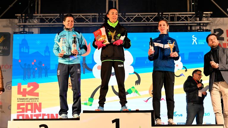 El podio de la San Antón con todos los ganadores El podio de la San Antón con todos los ganadores