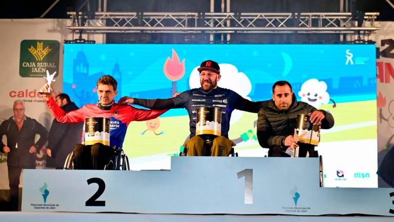 El podio de la San Antón con todos los ganadores El podio de la San Antón con todos los ganadores