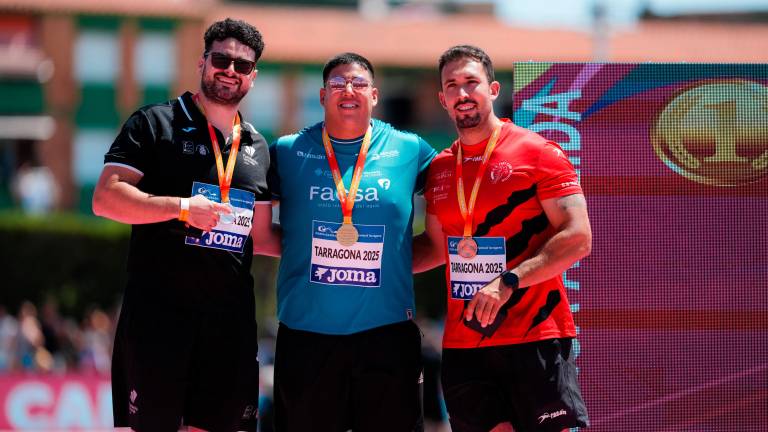 Plata de ley para Alberto González en lanzamiento de martillo en el Campeonato de España Plata de ley para Alberto González en lanzamiento de martillo en el Campeonato de España