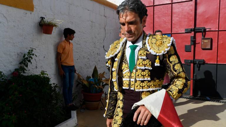 Así ha llegado José Tomás a la Plaza de Toros de Jaén Así ha llegado José Tomás a la Plaza de Toros de Jaén
