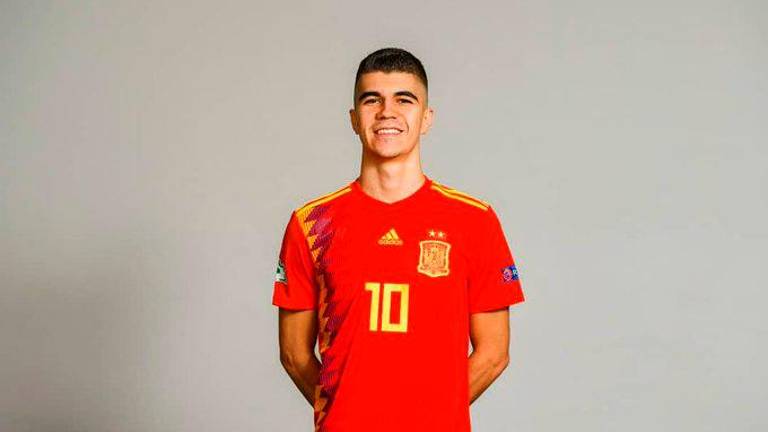El jiennense marca un gol ante Croacia (0-3) El jiennense marca un gol ante Croacia (0-3)