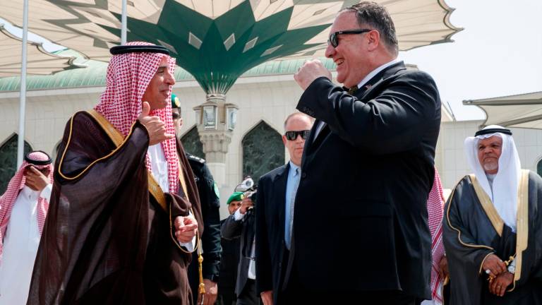 Mike Pompeo habla de la seguridad del Golfo Mike Pompeo habla de la seguridad del Golfo