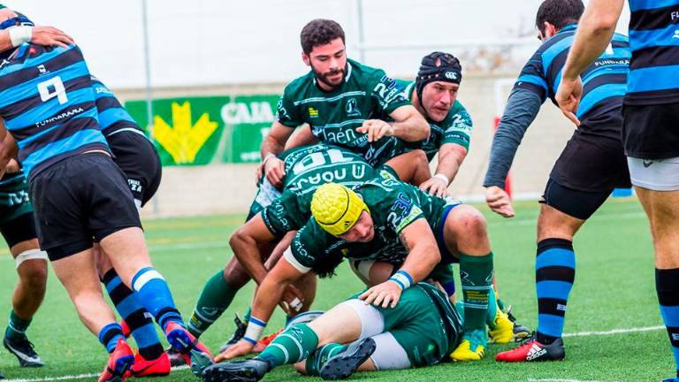 El Jaén Rugby derriba el muro del líder y sigue invicto en casa