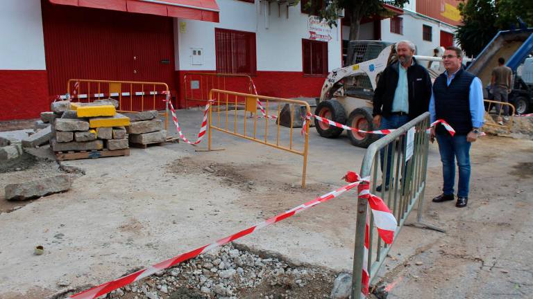 Las obras de intervención avanzan en las vías iliturgitanas Las obras de intervención avanzan en las vías iliturgitanas