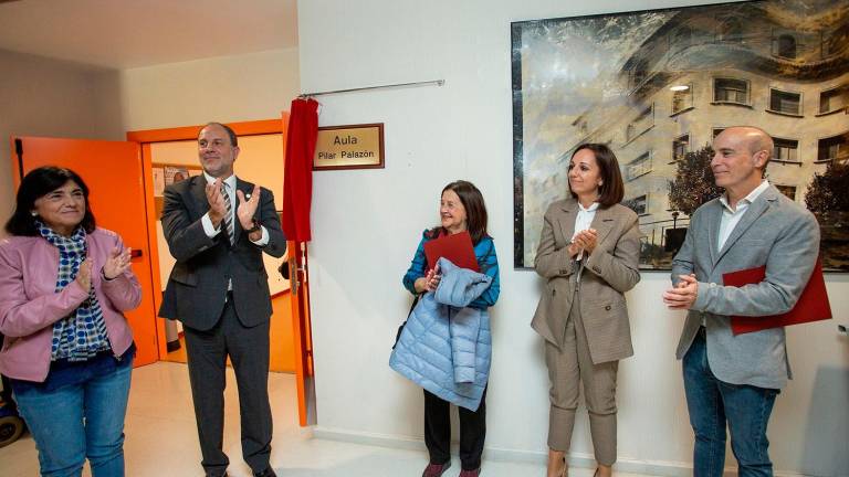 Un aula de la antigua Escuela de Magisterio de Jaén honra la memoria de Pilar Palazón Un aula de la antigua Escuela de Magisterio de Jaén honra la memoria de Pilar Palazón