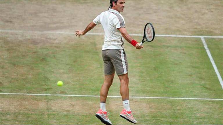 Roger Federer buscará su décimo título en Halle ante el belga David Goffin Roger Federer buscará su décimo título en Halle ante el belga David Goffin