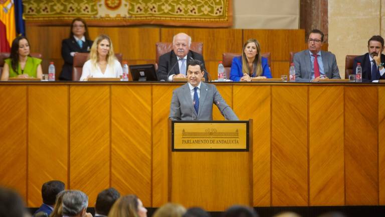 Juanma Moreno promete cuentas realistas para Andalucía ante la nueva pandemia de la inflación y rebaja fiscal de 260 millones Juanma Moreno promete cuentas realistas para Andalucía ante la nueva pandemia de la inflación y rebaja fiscal de 260 millones