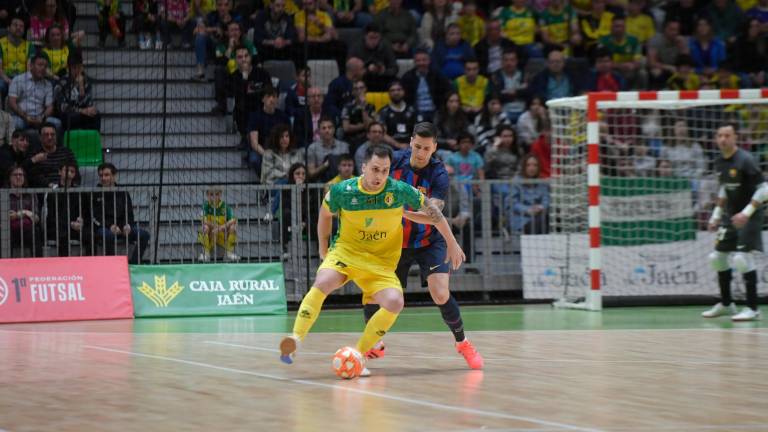El Jaén Paraíso Interior, ante el reto de romper el maleficio de los últimos diez partidos contra el Barça El Jaén Paraíso Interior, ante el reto de romper el maleficio de los últimos diez partidos contra el Barça