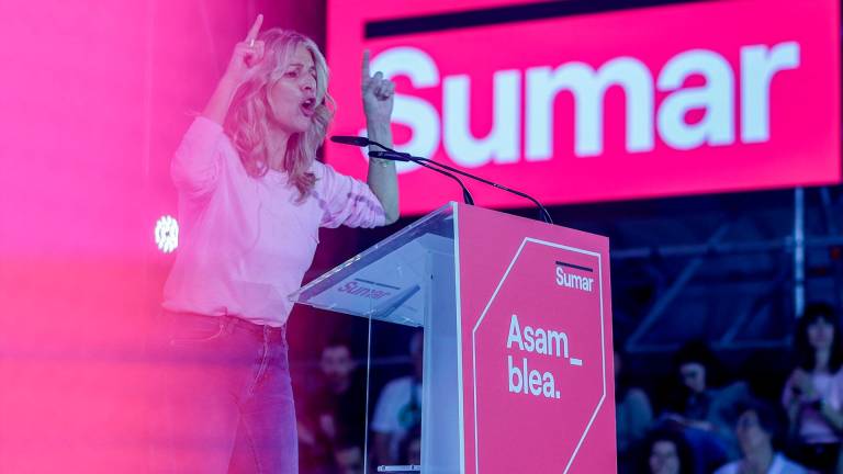 La asamblea de Sumar afianza el liderazgo de Yolanda Díaz