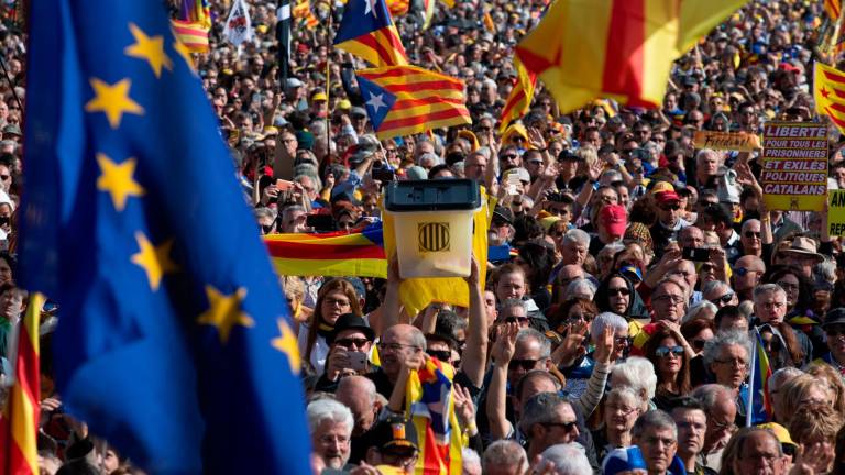 La independencia catalana saca músculo en Perpignan La independencia catalana saca músculo en Perpignan