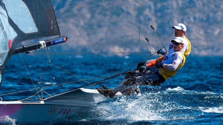 Diego Botín y Florian Trittel se cuelgan el oro en 49er de vela Diego Botín y Florian Trittel se cuelgan el oro en 49er de vela