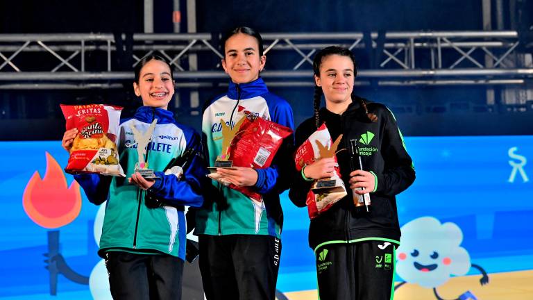 El podio de la San Antón con todos los ganadores El podio de la San Antón con todos los ganadores