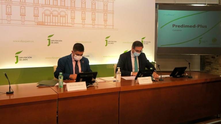 Diputación y UJA renuevan el convenio para desarrollar el Predimed-Plus Diputación y UJA renuevan el convenio para desarrollar el Predimed-Plus