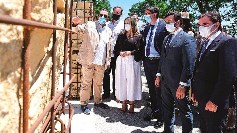El enorme patrimonio de Porcuna ilusiona al vicepresidente Marín El enorme patrimonio de Porcuna ilusiona al vicepresidente Marín