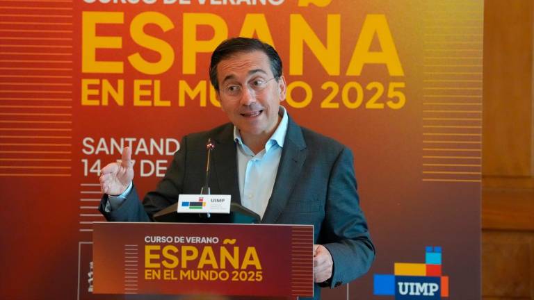 Albares impulsa el uso del español en la diplomacia multilateral Albares impulsa el uso del español en la diplomacia multilateral