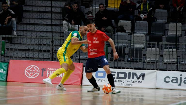 Zurda con sello de Bedmar para el Jaén FS Paraíso Interior Zurda con sello de Bedmar para el Jaén FS Paraíso Interior